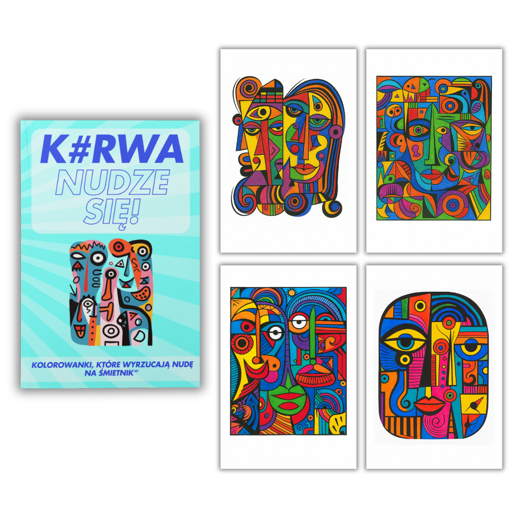 Nudzę się! K#rwa – kolorowanki, które wyrzucają nudę na śmietnik