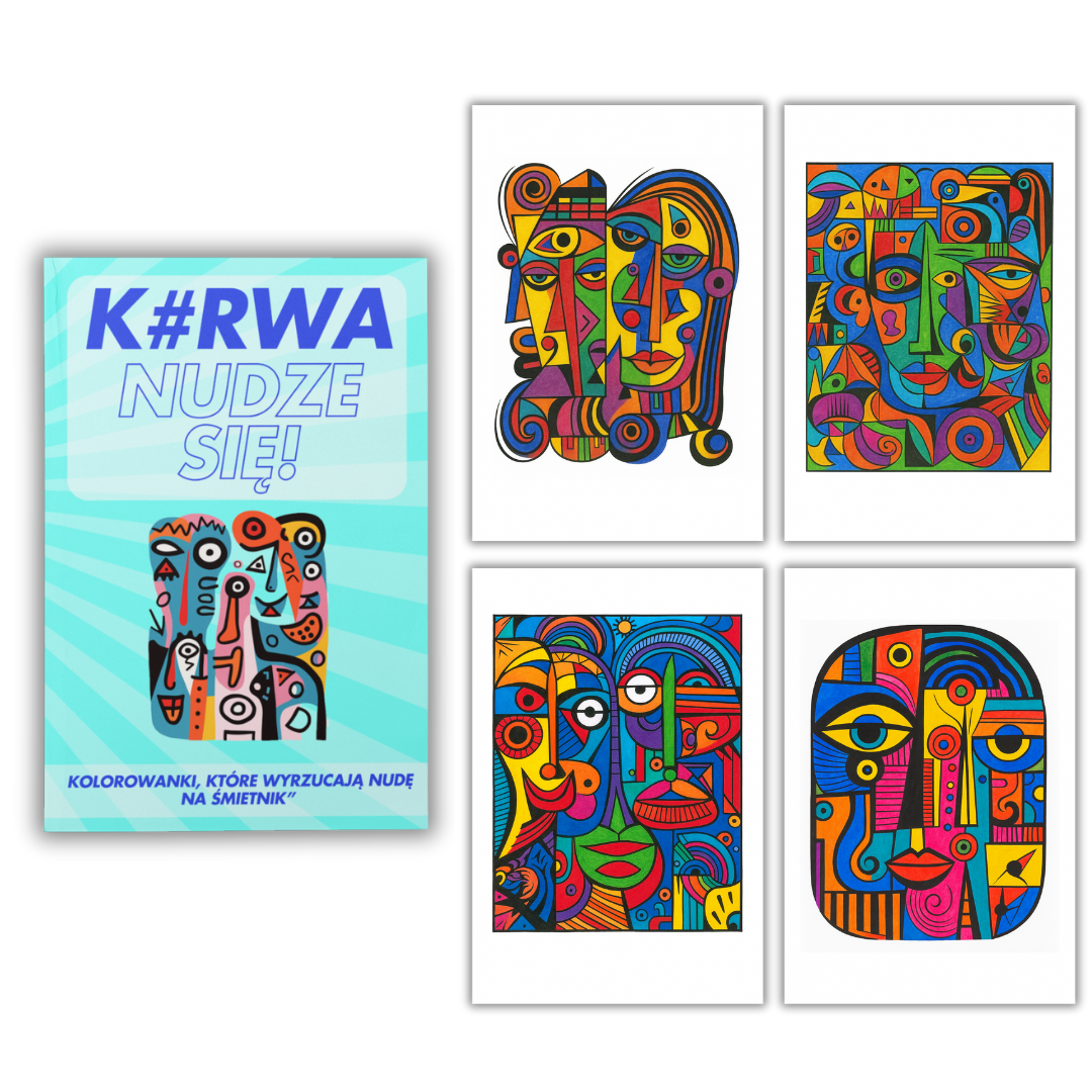 Nudzę się! K#rwa – kolorowanki, które wyrzucają nudę na śmietnik