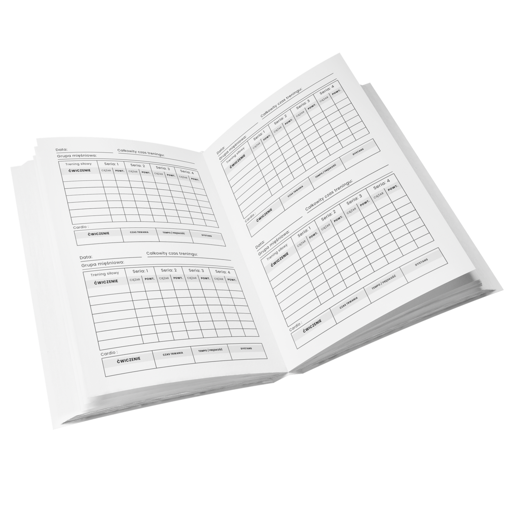 Planer Treningowy 120 stron/240 trenignów